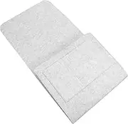 CONGARTENO 1Pc Felt Bedside Organizer Bag Portable Sundries Storage Pouch for Home and Dorm Felt with Reinforced Stitching Modern Design Grey