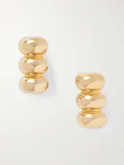 [Alaïa] Alaïa - Gold-tone Earrings - One size One size Gold