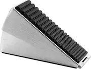 FACAICAI Door Stopper Heavy Duty Stoppers Wedge Tall Door Stop for Bottom of Security Rubber, 3 Inch High Adjustable Spring Loaded Spring, Wedge Stopper Suits Any Heavy Door (Black)