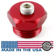 99-03 7.3L Powerstroke Diesel Billet Aluminum Air Intake Boost Port Adapter Red