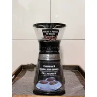 在飛比找蝦皮購物優惠-美善雅Cuisinart數位錐式咖啡研磨器圓錐18段咖啡磨豆