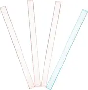 COSMEVIVI 4pcs Mini U-Shaped Mahjong Ruler Travel Push Ruler Plastic Pusher for On-The-go Gaming