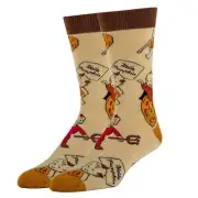 OoohYeah Mens Funny Halloween Crew Socks, Colorful Novelty Socks, Hello Pumpkin
