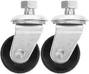 Tofficu 2pcs Heavy Duty Jack Caster Wheels for Garage Floor Jack Durable Swivel Design Easy Installation Reliable Performance Replacement Wheels