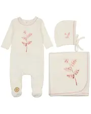 Mon Tresor Stem Stitch Layette Set