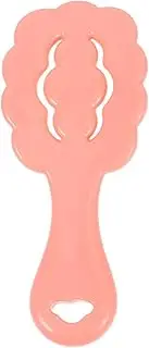 Cloud Shaped Dog Grooming Brush Self Cleaning Slicker for Small Dogs Ergonomic Handle Removes Mats Undercoat Comfortable Design Durable Pet Grooming Rake Pink