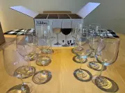 Box of wine glasses 18.5 oz capacity, 2-sets of 6, 12 total