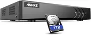 ANNKE 5MP Lite Super HD 4 Channel Security DVR Recorder with 1TB Hard Drive, 5-in-1 Hybrid CCTV Recorder Box for TVI/AHD/CVI/Analog Cameras and IP Camera ( up to 6MP )