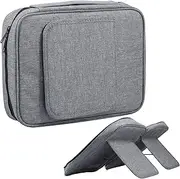 Bible Cover Case,Large Bible Cover,Bible Book Cover,Bible Carrying Case,Waterproof Bible Carrying Case,Large Bible Cover Case,Wear-Resistant Bible Cover for Men Women Mother Lady Girls (Gray)