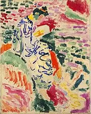 ARTICULOZY Giclee Print Rolled - Henri Matisse - La Japonaise Woman beside the Water - 24x32 Inch Canvas Wall Decor Art Print