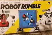 Sharper Image Robot Combat Remote Control Robot Fighting Set Open Box