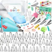 Cake Decorating Supplies Kit Tips 83 Pieces, 48 Stainless Steel Icing Tip Set...