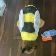 Wild Republic Bumble Bee Plush Stuffed Animal Made from Recycled Bottles 12"