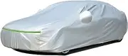 Car Cover Compatible with BMW M760 M8 M850 Waterproof Dustproof Windproof Sun Protection Effectively Respond Rain Snow Hail Weather (Color : Silver, Size : M8)
