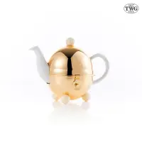 在飛比找momo購物網優惠-【TWG Tea】現代藝術系列茶壺(白金色/180ml)