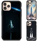 Non Slip spaceship artwork cartoon fire For Samsung A15 A16 S23 S24 S25 Ultra FE