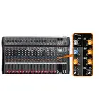 Mixing Console Sound USB Bluetooth Live Studio Audio Mixer Black