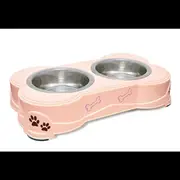 Loving Pets Dolce Double Diner Paparazzi Pink