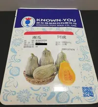 在飛比找Yahoo!奇摩拍賣優惠-【野菜部屋~】K62 阿成南瓜種子4粒 , 木瓜型南瓜 , 