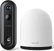 [WUUK] 2K Video Doorbell Camera, Wireless Door Bell Battery Powered, Security Doorbell Camera with Base Station, No Subscription, Built-in 32GB Storage, Triple Motion Detection, Compatible with Alexa