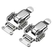 2pcs 304 Stainless Steel Spring Loaded Toggle Latch Catch Clamp 68mm