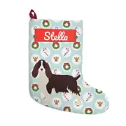 English Springer Spaniel Stocking Gift Dog Mom Dad Custom Christmas Decoration