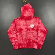 100% Authentic Bape A Bathing Ape Tie Dye Wide Full Zip Hoodie Size S Mens