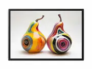 Evil Eye Pears Framed Print Fine Art Poster Print