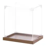Acrylic Display Case, 8''x6''x8'' Clear Display Box Assemble Dustproof