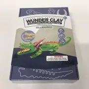 ALLESSIMO Wunder Clay Ferocious Croc 3D Puzzle Model Kit Arts & Crafts Kids 5+