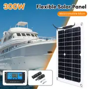 300 Watts Solar Panel Kit 100A 12V Battery Charger with Controller Caravan Boat