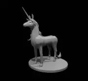 Unicorn Mini - DND - Pathfinder - Dungeons & Dragons - RPG - Tabletop - mz4250-
