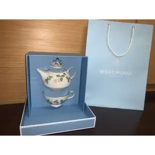 （現貨）英國 Wedgwood 野草莓獨享茶具組 子母壺 下午茶具組 禮盒 禮物