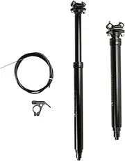 Mountain Bike Dropper Post 31.6mm Aluminum Hydraulic Lock 100-170mm Travel Bicycle Remote-Controlled Dropper Seatpost for Mountain/Road Bike