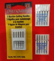 Schmetz and Dritz Sewing Machine QUILTING Needles Lot