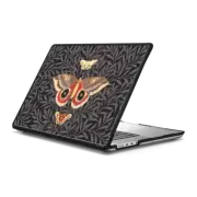 MacBook Pro 16-inch (M1 - M4) Impact Case Moths and leaves - Dark Academia butterflies - cottagecore illustration