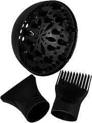 Holibanna 1set Hair Dryer Diffuser Nozzle Set Attachments for Quick Drying Styling Curling Includes Diffuser Comb Nozzle for Versatile Hair Care