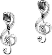 [VALICLUD] Musical Note Brooch Broche Hummingbird Back Lapel Pin Car Keychain for Men For Friends Female Birthday Pin for Women Guitar Pin Badge Guitar Collar Pin Music Badge Alloy