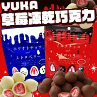 在飛比找蝦皮購物優惠-《YUKA》草莓凍乾巧克力｜黑巧克力 白巧克力｜日本 零食 