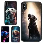astronaut Labrador Retriever Phone Cases For iPhone XS 11 12 13 14 15 16 Pro Max
