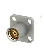 PE45334 BMA Connector Jack, Female Socket 50 Ohms Panel Mount Solder