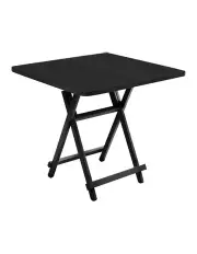 [SOGA] Portable Square Dining Table in Black
