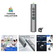 Rechargeable Green Laser Pointer for Presentation, Clicker for PowerPoint Pre...