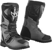 Berik All Terrain Adventure Waterproof Motorcycle Boots, black-grey, Size 44 for Men Black Grey