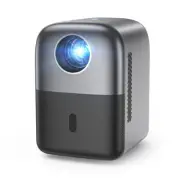 Mini Projector, Fully Sealed Portable Projector with Bluetooth, 75% Zoom & Low N