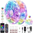 LED Strip Lights 32.8ft 300 Bright LEDs Smart LED Light Strips Music Sync Col...