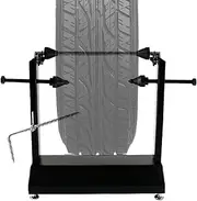 Wheel Truing Stand, Portable Wheel Balancer Stand, Rim Repair Tools, Tire Alignment Tools, Motor Tire Changer Device for Static & Dynamic Tire Alignment