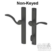 Door Handle For Multipoint Swinging Door Inactive Non Keyed Lever With Thumbturn