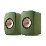 KEF LSX II Wireless HiFi Speakers Pair (Olive Green)