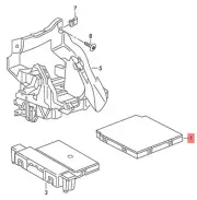Genuine VW Golf R32 GTI Rabbit Variant 4Motion 5K1 Ctrl Unit 1K0937087KZ46 (for: Volkswagen)